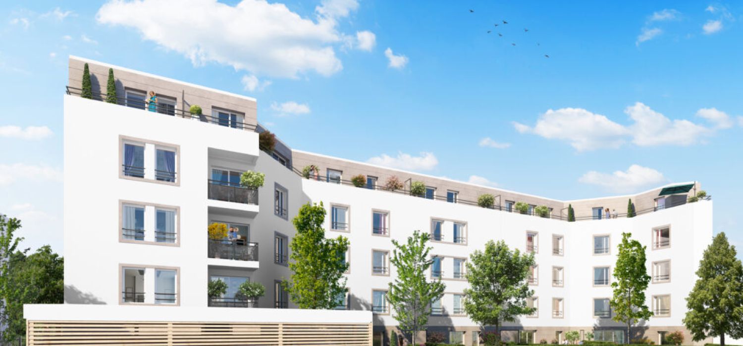 Projet immobilier neuf - centre annemasse - vue Parc